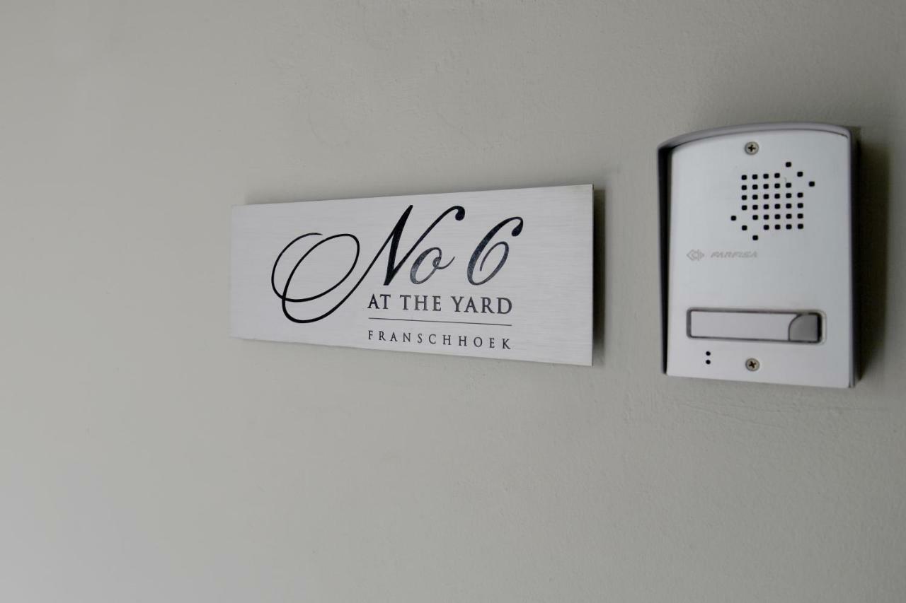 No. 6 The Yard Apartamento Franschhoek Exterior foto